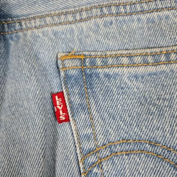 Levi's Premium Wedgie Straight Big E (new collection) Womens 32 0729 - Picture 10 of 13